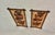Pair Mid Century Carved Wood Flower Art Wall Hanging Plaques, Tiki Bar Tropical Exotic Decor Circa 50s 60s For Sale - Image 4 of 12