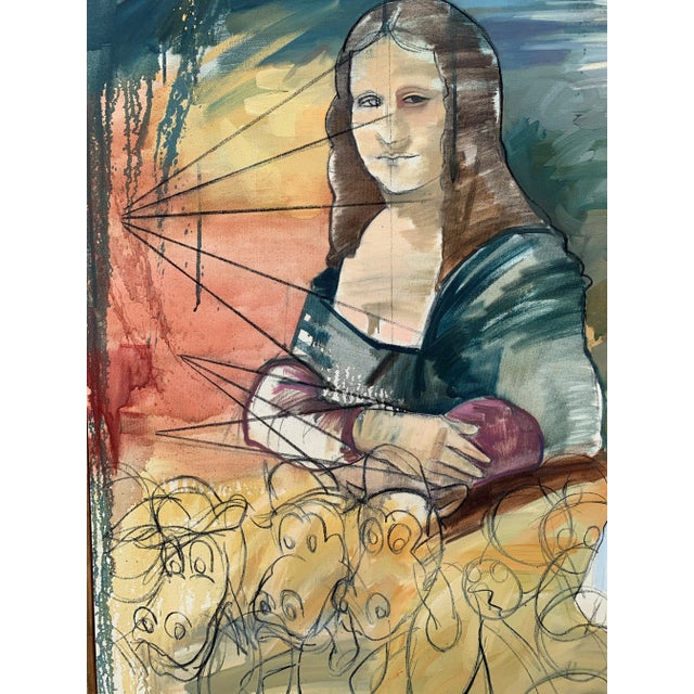 Textile Large-Scale Figurative Oil Painting — American Artist John Allan Dawson (B. 1946) For Sale - Image 7 of 12