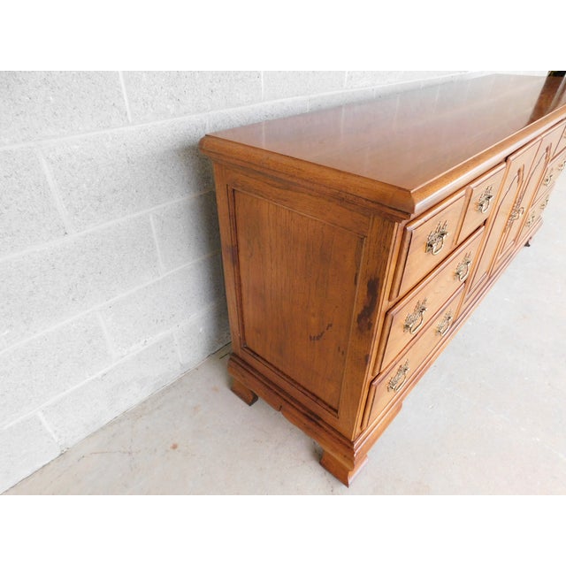 Thomasville Fisher Park Pecan Wood Dresser 75"w For Sale - Image 12 of 15