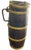 Ralph Lauren Antique Stave-Built Wooden Flagon / Tankard With Iron Handle – Primitive Folk Art Vessel For Sale - Image 4 of 10