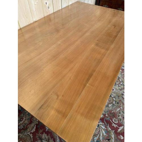 Traditional Empire Style Dining Table with Curule Legs For Sale - Image 3 of 9