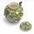 Abstract Antique Porcelain Mossware Floral Majolica Jar For Sale - Image 3 of 6
