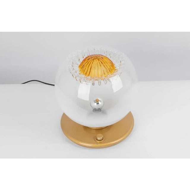 Large Glass Table Lamp, Italy, 1970s For Sale - Image 3 of 10