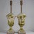 Early Marbro Urn Lamps With Green Painted Roman Ruins - a Pair For Sale - Image 13 of 13