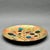 Mid-Century Modern Vintage Hilary “Tree of Life” Enamel on Copper Plate With Glass Cabochons For Sale - Image 3 of 8