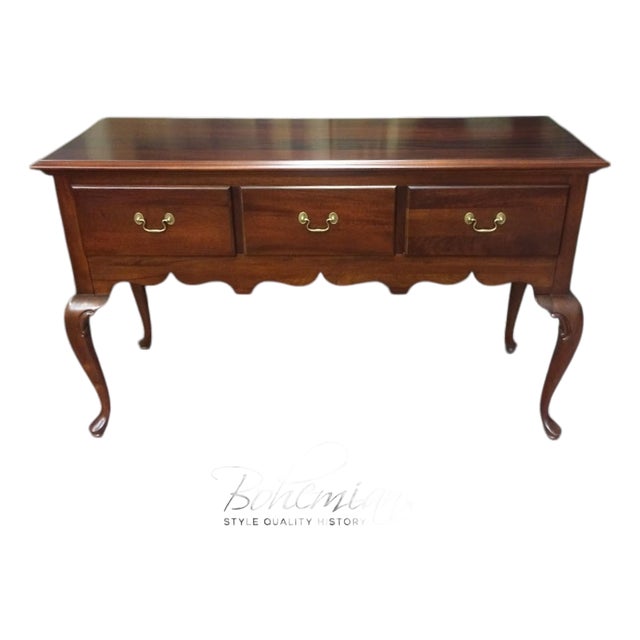 Vintage Console, Queen Anne Server, Jamestown Sterling Furniture For Sale
