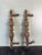 Pair of Monumental Cast Bronze Neoclassical Door Pull Handles For Sale - Image 4 of 11