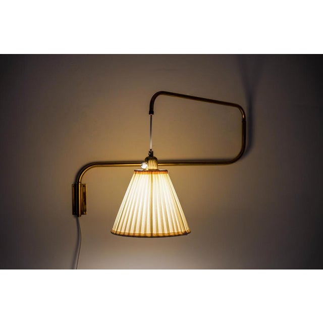 Swedish Wall Lamp in Brass, 1940s For Sale - Image 17 of 18