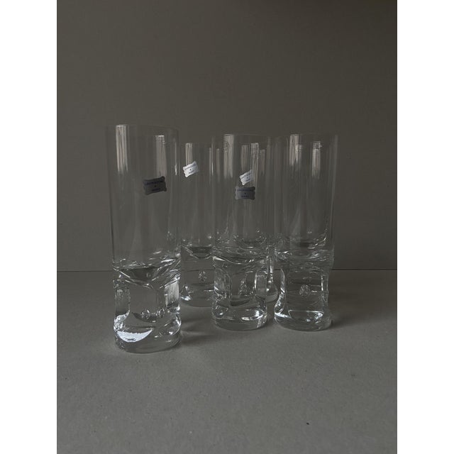 Glass Handblown Glasses by Marco Zanuso, Italy, 1960s, Set of 6 For Sale - Image 7 of 7