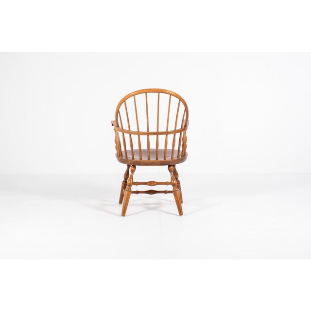 Vintage Windsor Armchair in Solid Wood, 1960s For Sale - Image 3 of 14