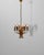 Italian 20th Century Italian Gilded Florentine Tole Wheat Sheaf Chandelier by Hans Kögl For Sale - Image 3 of 18