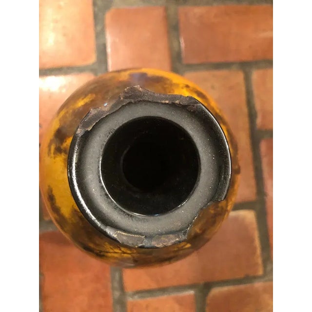 1980s Royal Doulton Hand Painted Glazed Vase For Sale - Image 5 of 13