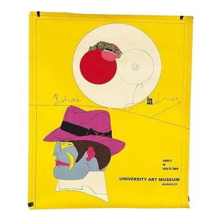 1969 Berkeley University Art Museum Pop Art Serigraph By Richard Lindner For Sale