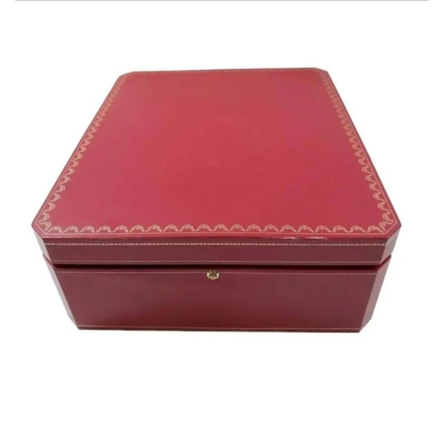 Late 20th Century Huge Authentic Cartier Red Presentation Box For Sale - Image 17 of 17