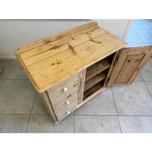 Wood Rustic Bread Buffet in Wood For Sale - Image 7 of 10