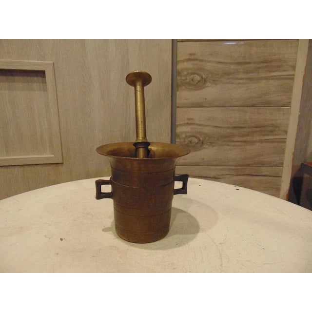 Pre-War Bronze Mortar, 1890s For Sale - Image 5 of 5