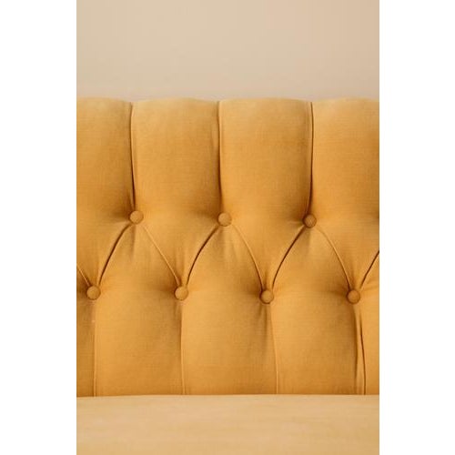 Yellow Sofa from AB Erik Eks Snickerifabrik, Malmö, Sweden, 1940s For Sale - Image 8 of 9