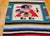 Vintage Southwestern Pictorial Kilim Rug, Handwoven Aztec Design, Blue & Ivory, 4x8 For Sale - Image 4 of 8