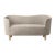 Sand Sahco zero and natural oak Mingle sofa by Lassen Dimensions: W 154 x D 68 x H 74 cm Materials: Textile, oak. The...
