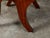19th Century Biedermeier Period 19th Century Walnut Stool with Gilt Rosettes and Upholstery For Sale - Image 5 of 9