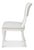 Art Deco Klismos Dining Chairs in White with Cream Seats, Sets of 2 For Sale - Image 3 of 11