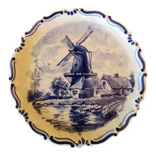 Antique Delft Plate For Sale