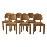 Rainer Daumiller Danish Pine Dining Chairs, Set of 6, 1970's For Sale