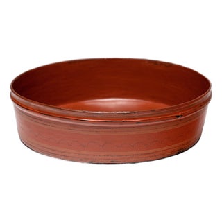 Burmese Yun Lacquer Tray, C. 1900 For Sale