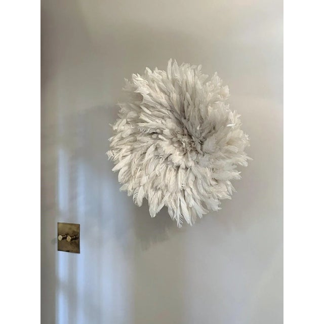 African Juju Headdress Wall Hanging For Sale - Image 3 of 4