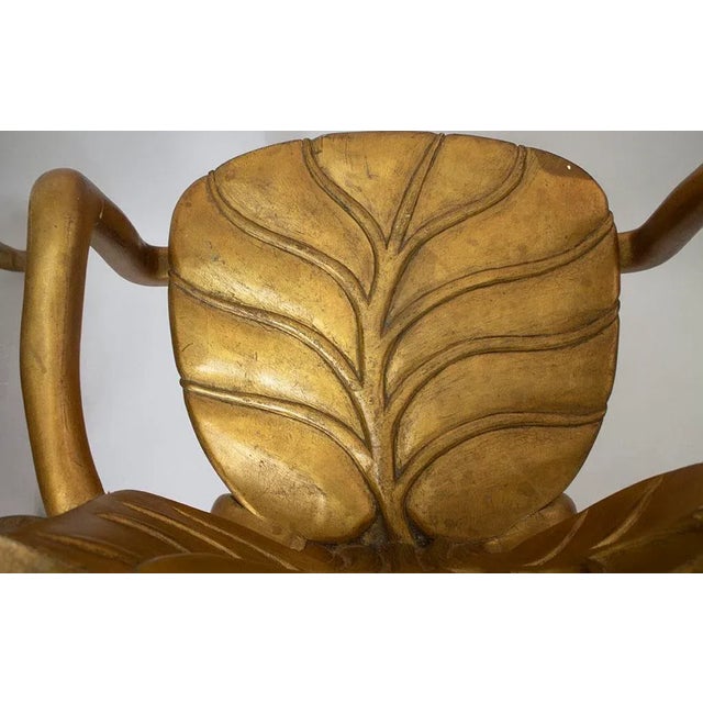 Wood Bartolozzi & Maioli Italian Carved Wooden Leaf Chairs - a Pair For Sale - Image 7 of 7