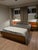 Mid-Century Modern MCM Danish Teak Platform Queen Bed For Sale - Image 3 of 9
