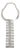 Biche de Bere Paris Graffiti Silvered Link Necklace in Limited Edition For Sale