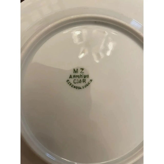 Mid 20th Century China Salad/Dessert Plates - Set of 7 For Sale - Image 4 of 7
