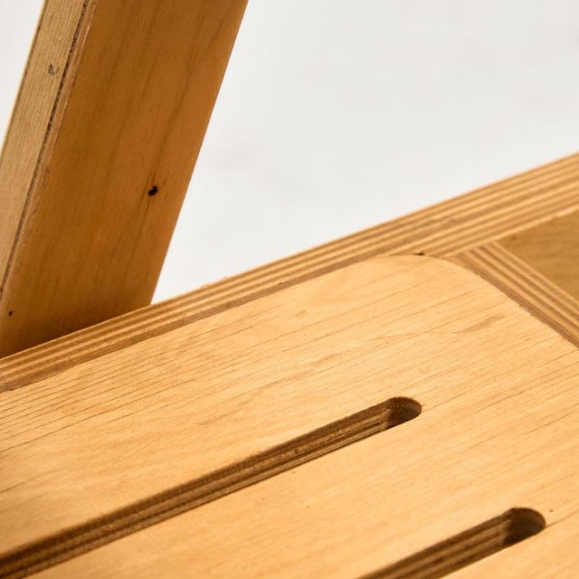 Foldable Beech Chair, 1980s For Sale - Image 11 of 18