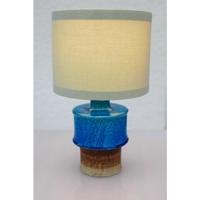 1960s Mid-Century Modern Pottery Lamp Base by Inger Persson for Rörstrand, 1960s For Sale - Image 5 of 14