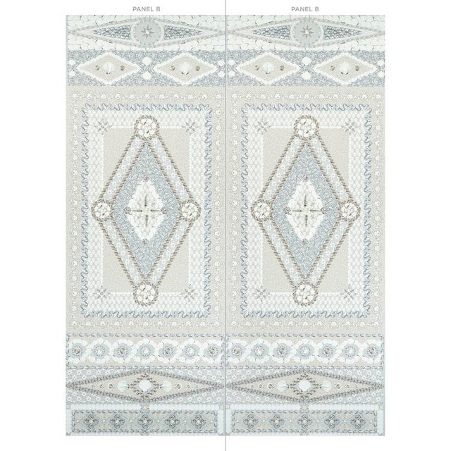 Mary McDonald was inspired by 17th- and 18th-century garden follies when she imagined Shell Grotto Panel B, part of an...