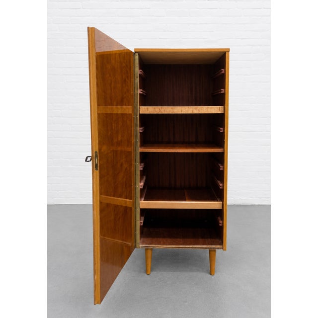 Vintage Mid Century Modern Tall Cabinet | Record Storage, C. 1960’s ...
