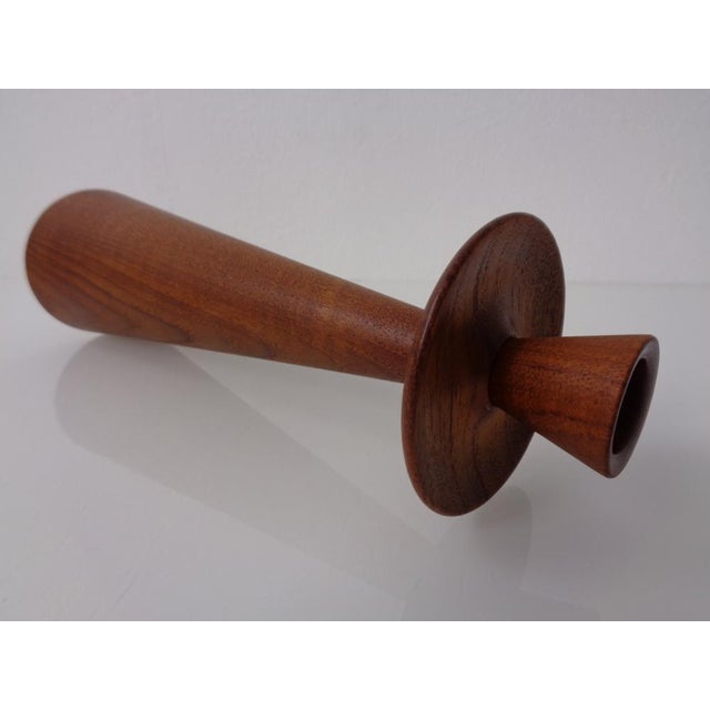Large 3-Piece Teak Candleholder, Denmark, 1960s For Sale - Image 13 of 18