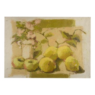Franco Marzilli, Still Life, Oil Painting, 1970s For Sale