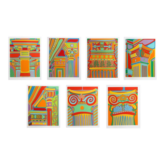 Portfolio, Clayton Pond Screen Prints - Set of 7 For Sale