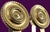 A refined pair of French Art Deco curtain holdbacks, crafted from solid brass and dating from the 1930s. These elegant...