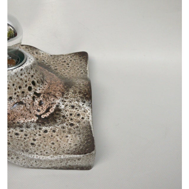 Wall Lights in Ceramic and Fat Lava by Martin Müller, 1970s, Set of 2 For Sale - Image 12 of 18