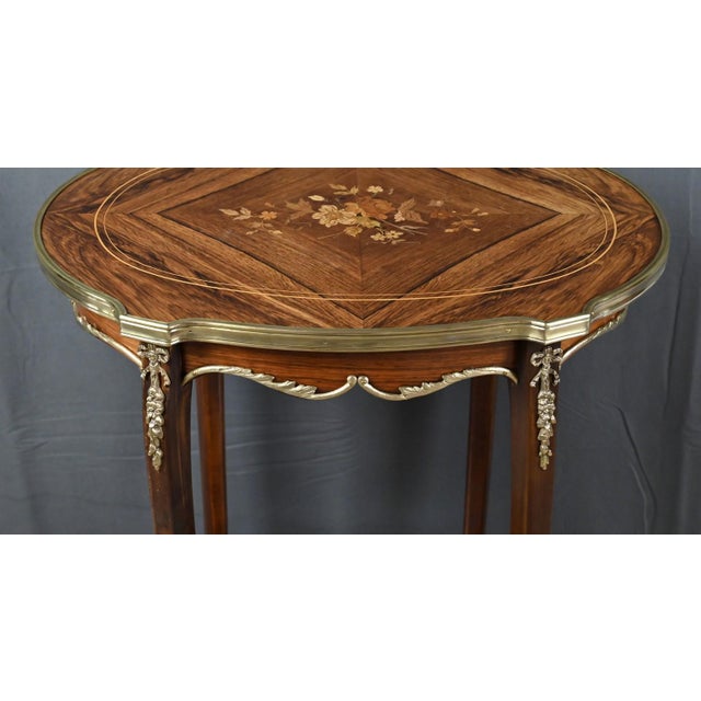 Wood 20th Century Transition Pedestal Table For Sale - Image 7 of 18