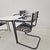 Bauhaus-Style Cantilever Dining Set in Steel, 1970s, Set of 4 For Sale - Image 14 of 18