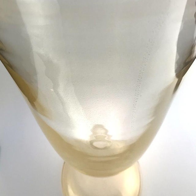 Modern Final Markdown - Donghia, "Imperiale" Modern Murano Large Glass Vase by Seguso Vetri D`Arte For Sale - Image 3 of 5