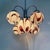 Italian Purple and White Murano Glass Swirl Chandelier, 1970s For Sale - Image 9 of 18