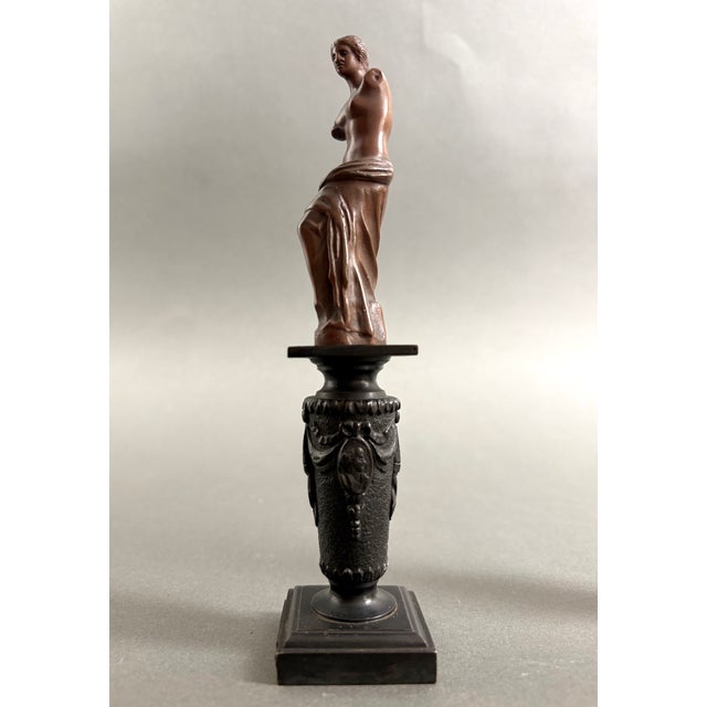 19th Century Grand Tour Neo-Classical Nude Bronze Statuettes, 1800s, Set of 2 For Sale - Image 10 of 13