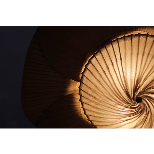 1970s Uchiwa Series Hana I Ceiling Light by Ingo Maurer for Design M, Germany, 1970s For Sale - Image 5 of 18