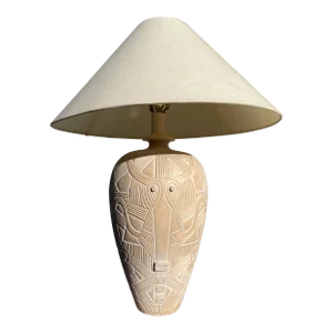 Late 20th Century Casual Lamps of California Wildebeest Table Lamp