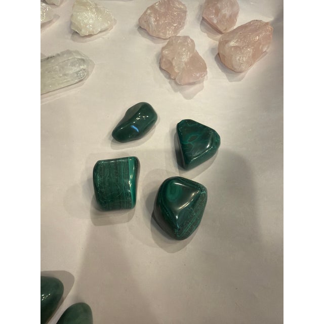 Beautiful curated collection of decorative natural crystals, polished stones, rough mineral specimens, crystal points, and...